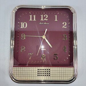 Park Avenue Vintage Square 11"x13" Wall Clock